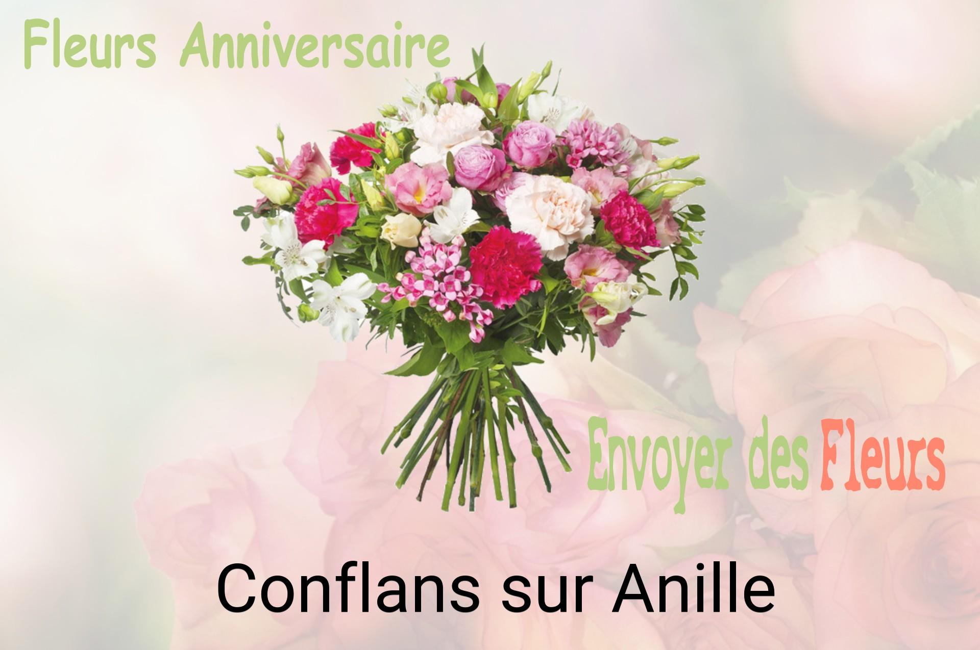 Bouquet de fleurs d’anniversaire livré à Conflans-sur-Anille