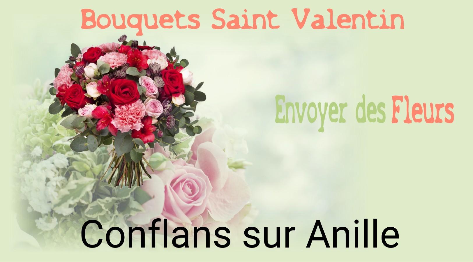 Roses de Saint-Valentin livrées à Conflans-sur-Anille